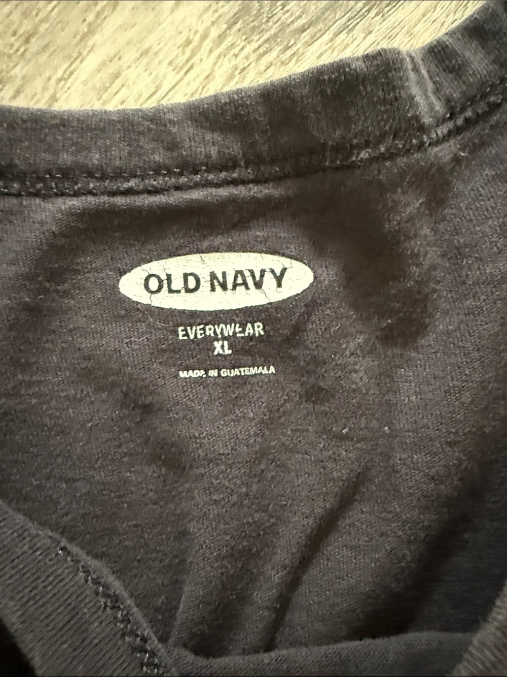 Old Navy Black Graphic Tee with Floral 'Love' Design - Picture 4 of 5